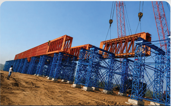 Palghar Maharashtra Project 2000KN Shoring For The Launcher